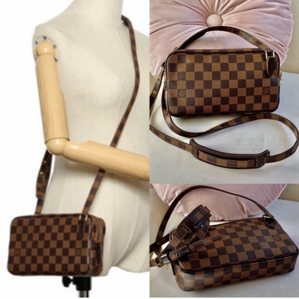 🤎🖤Louis Vuitton Damier Ebne Crossbody Bag